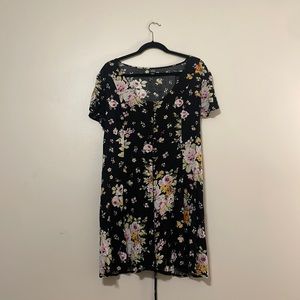 Black Floral Size XXL wild fable dress